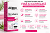 AXWELL Premium 13 în 1 – Cremă Depilatoare 250 ml, Acțiune Rapidă 5-7 Minute, cu Aloe Vera, Vitamina E & Pantenol